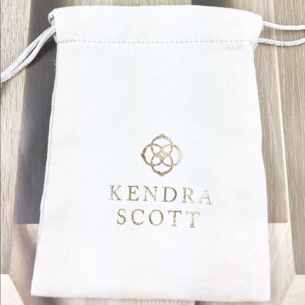 Kendra Scott Elisa Ruby red gold necklace July - Picture 4 of 4